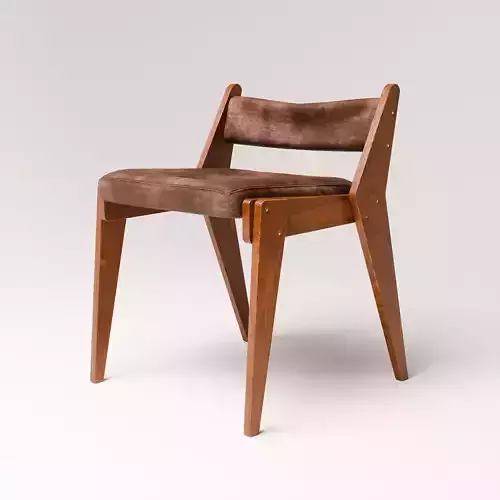 Reconstruction Side Chair Low-poly 3D model