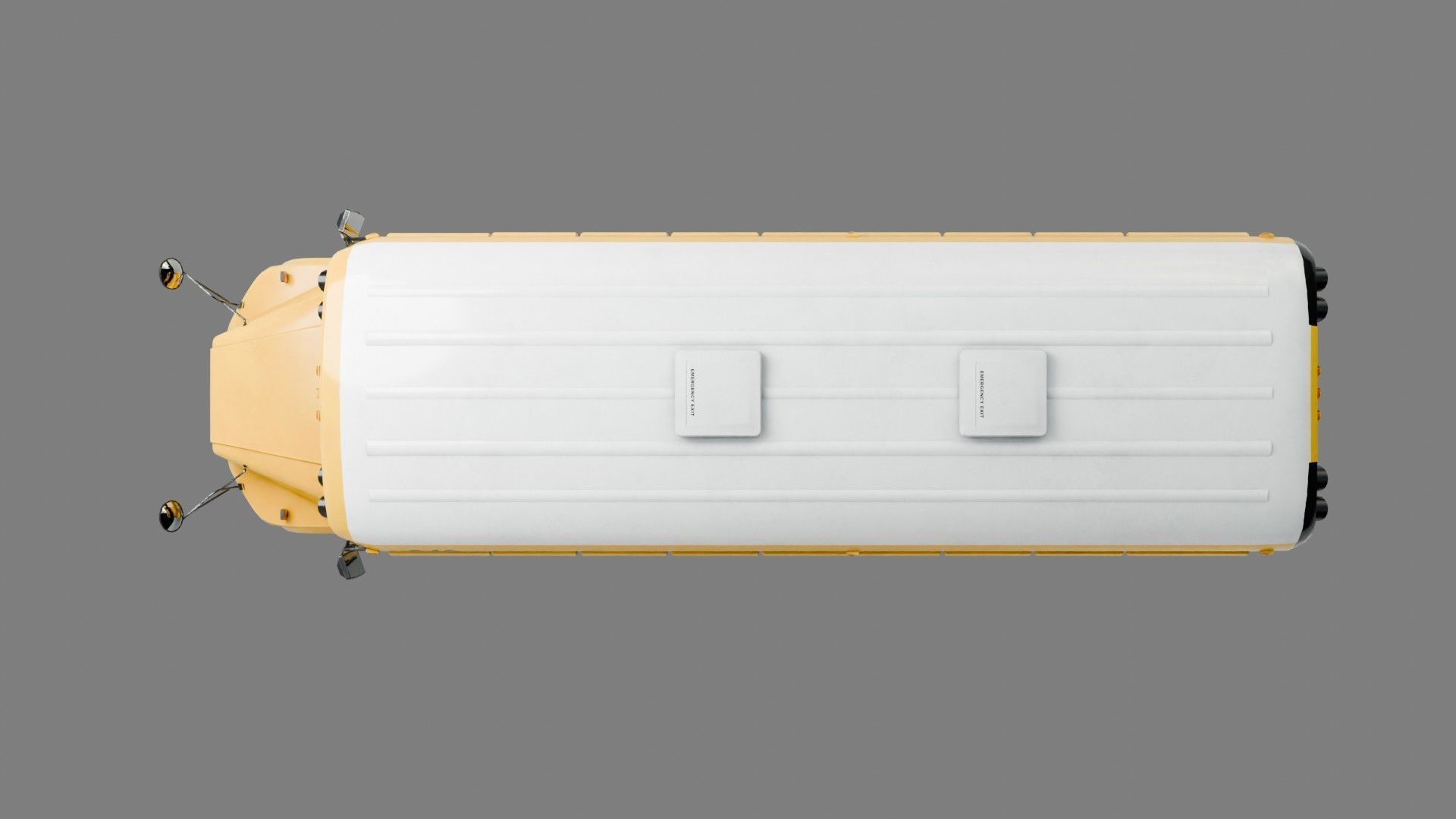 Low Poly School Bus with 4K Textures Low-poly 3D model_11