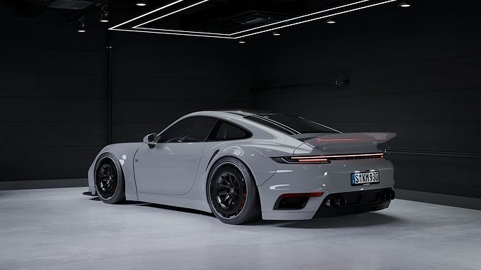 Porsche 911 Brabus Rocket 900 3D model