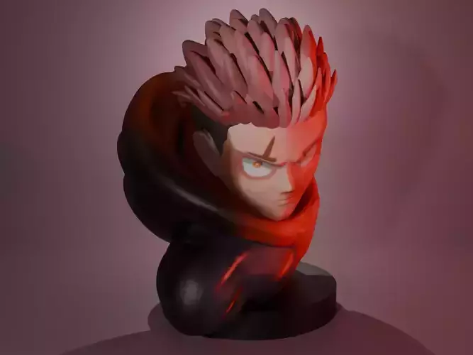 Itadori Yuji Bust Statue 3D print model