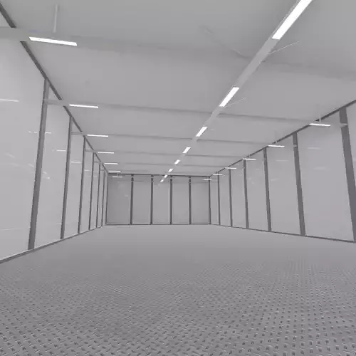 SCI-FI ART GALLERY SCENE futuristic INTERIOR 3D 3D model
