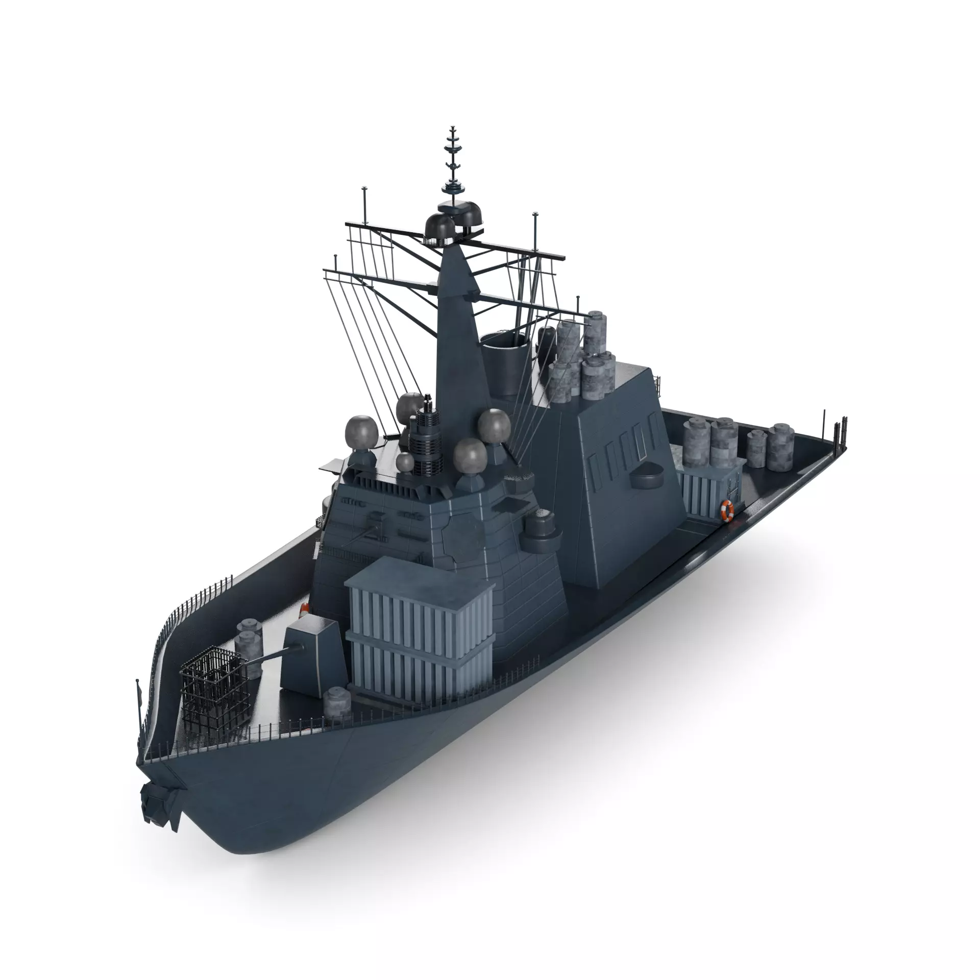 Destroyer 3D model_0