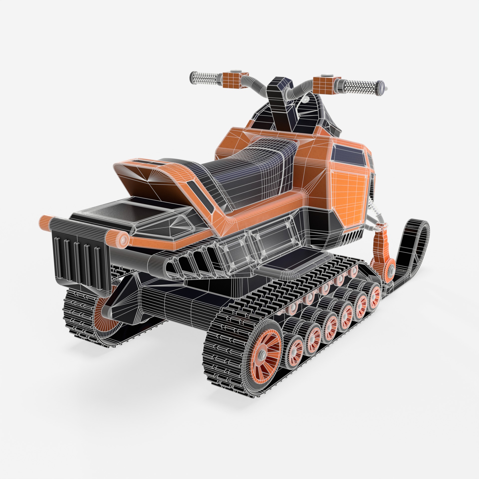 Snowboard 3D model_8