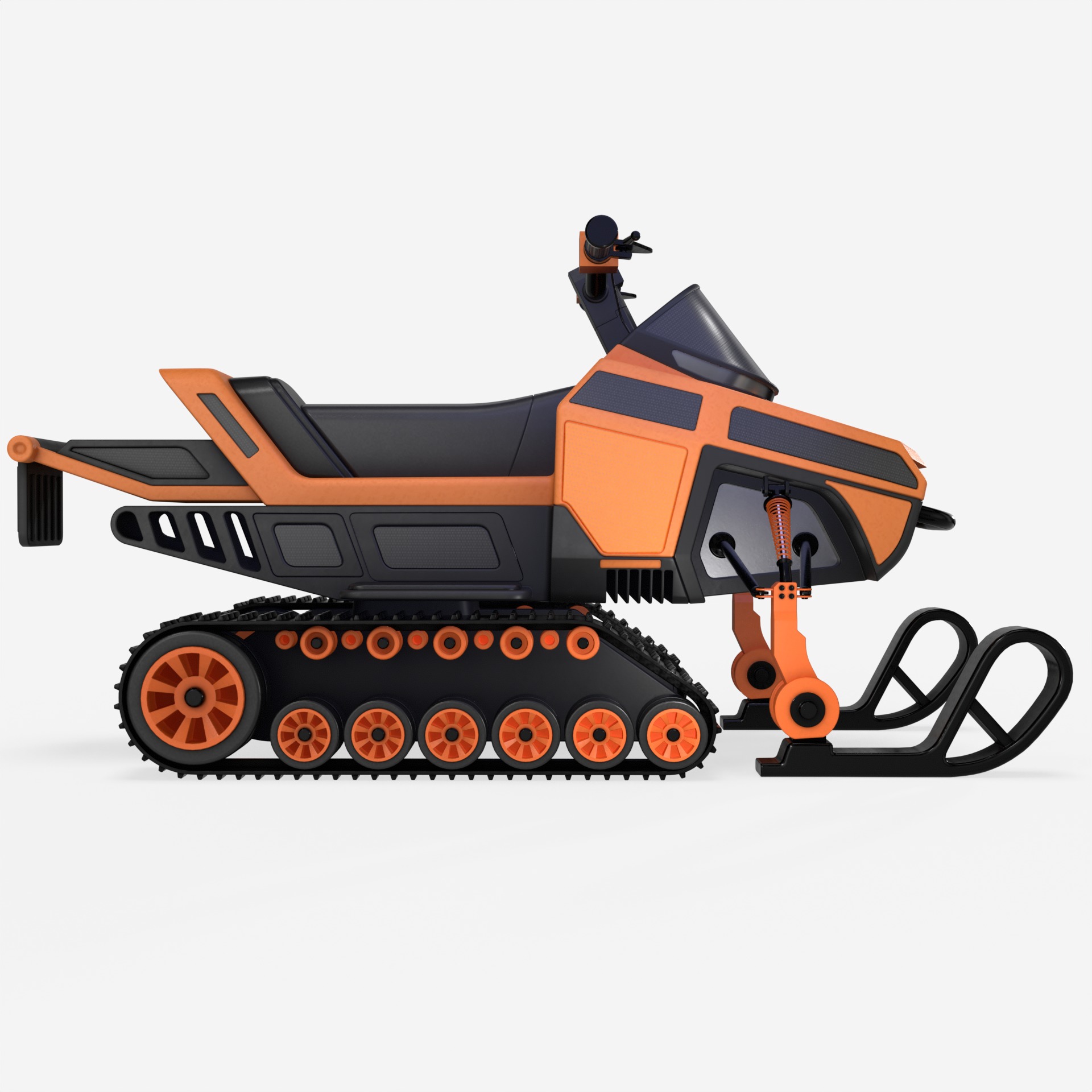 Snowboard 3D model_4