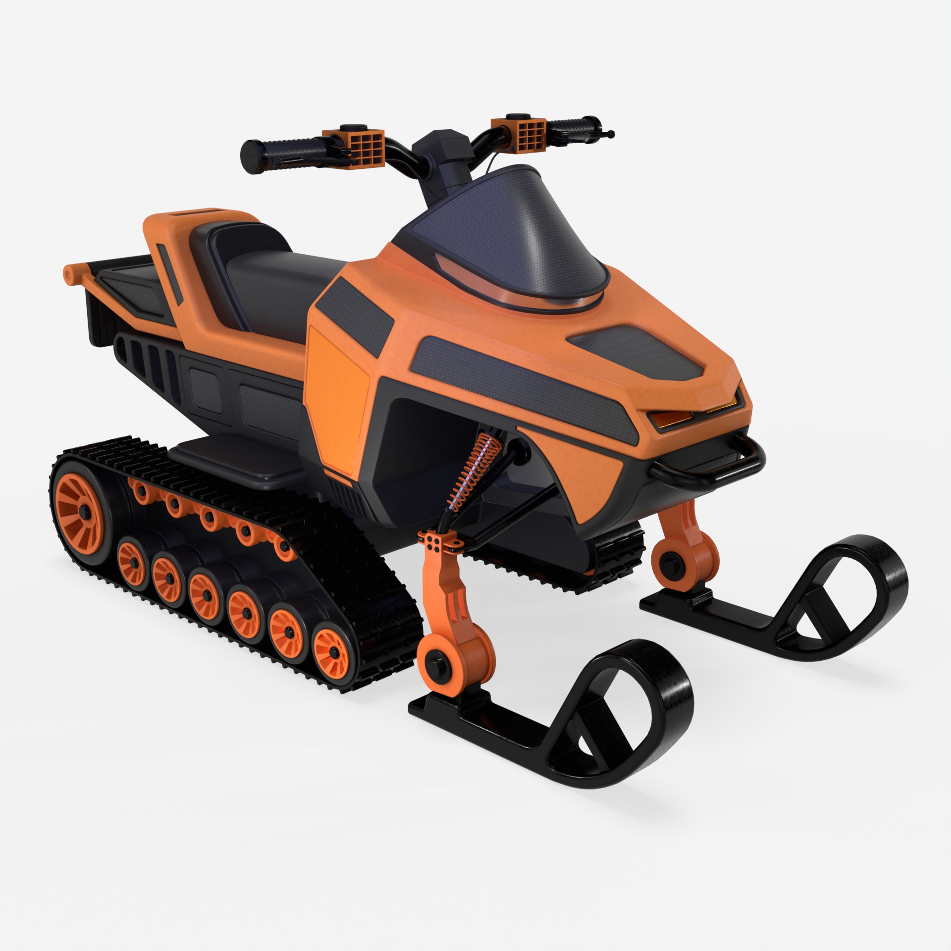 Snowboard 3D model_2