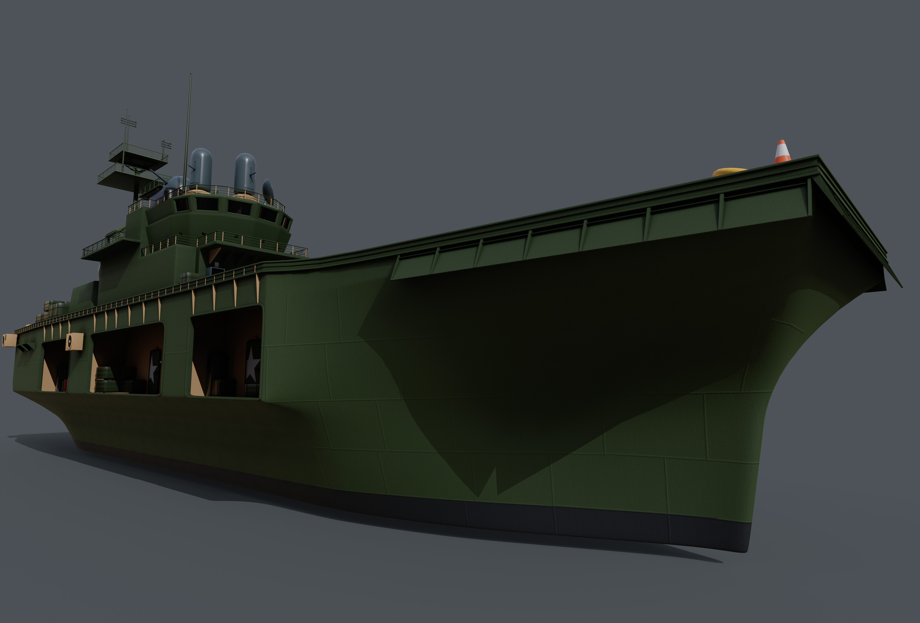Assault Ship 3D model_9
