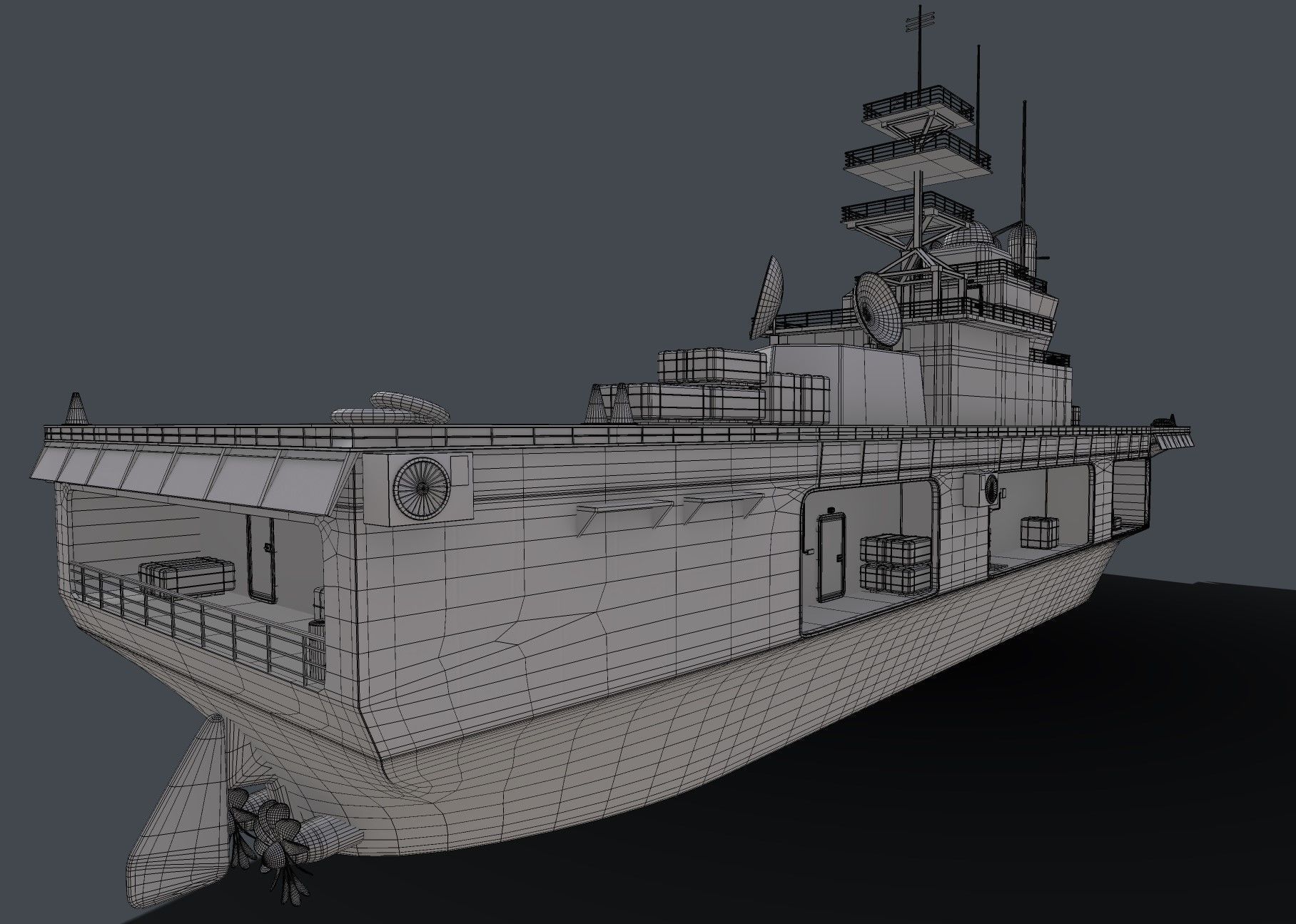 Assault Ship 3D model_8