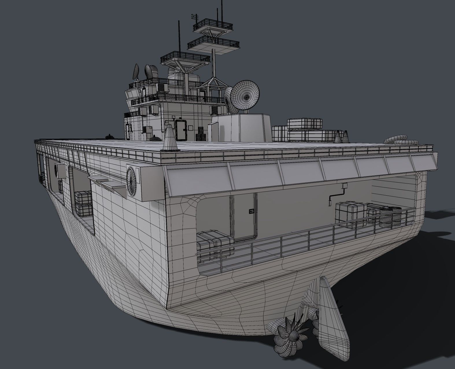 Assault Ship 3D model_6