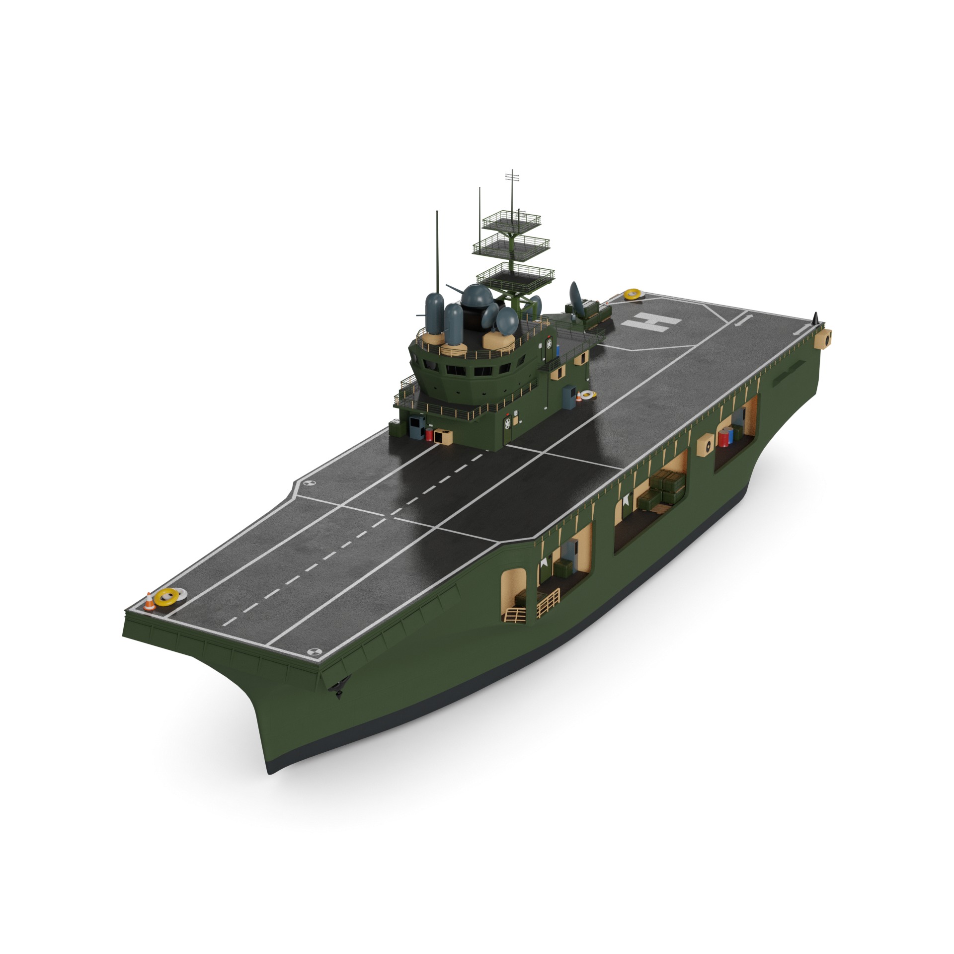 Assault Ship 3D model_29