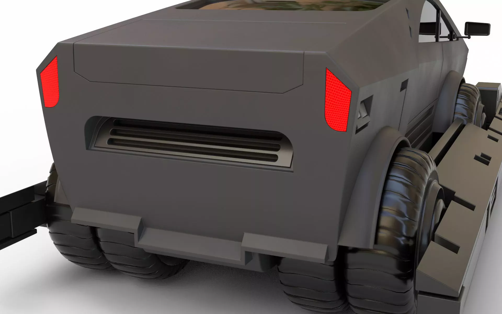 Amphibious Car 3D model_5