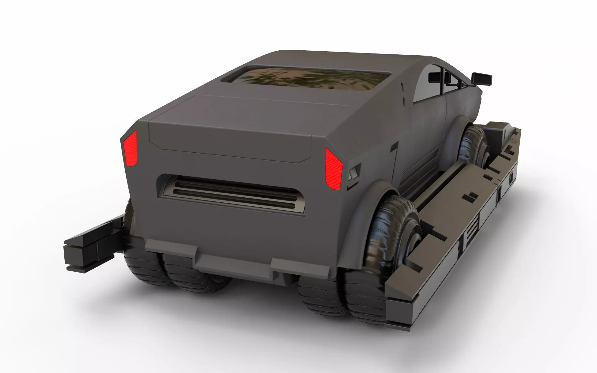 Amphibious Car 3D model_1