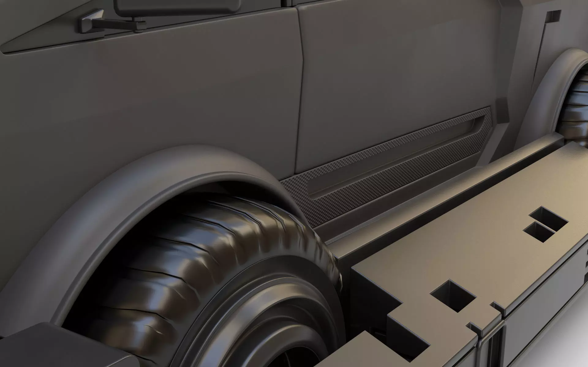 Amphibious Car 3D model_7