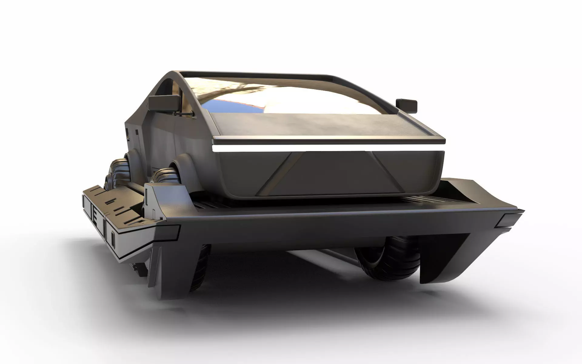 Amphibious Car 3D model_2