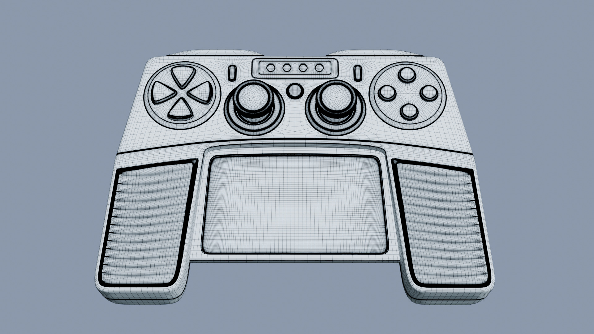 Portable gaming device 3D model_1
