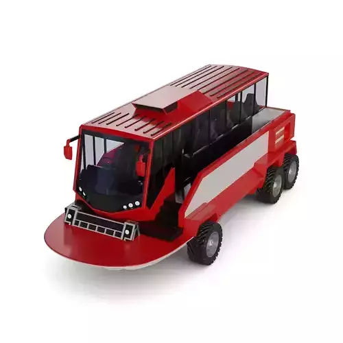 Amphibious Bus 3D model