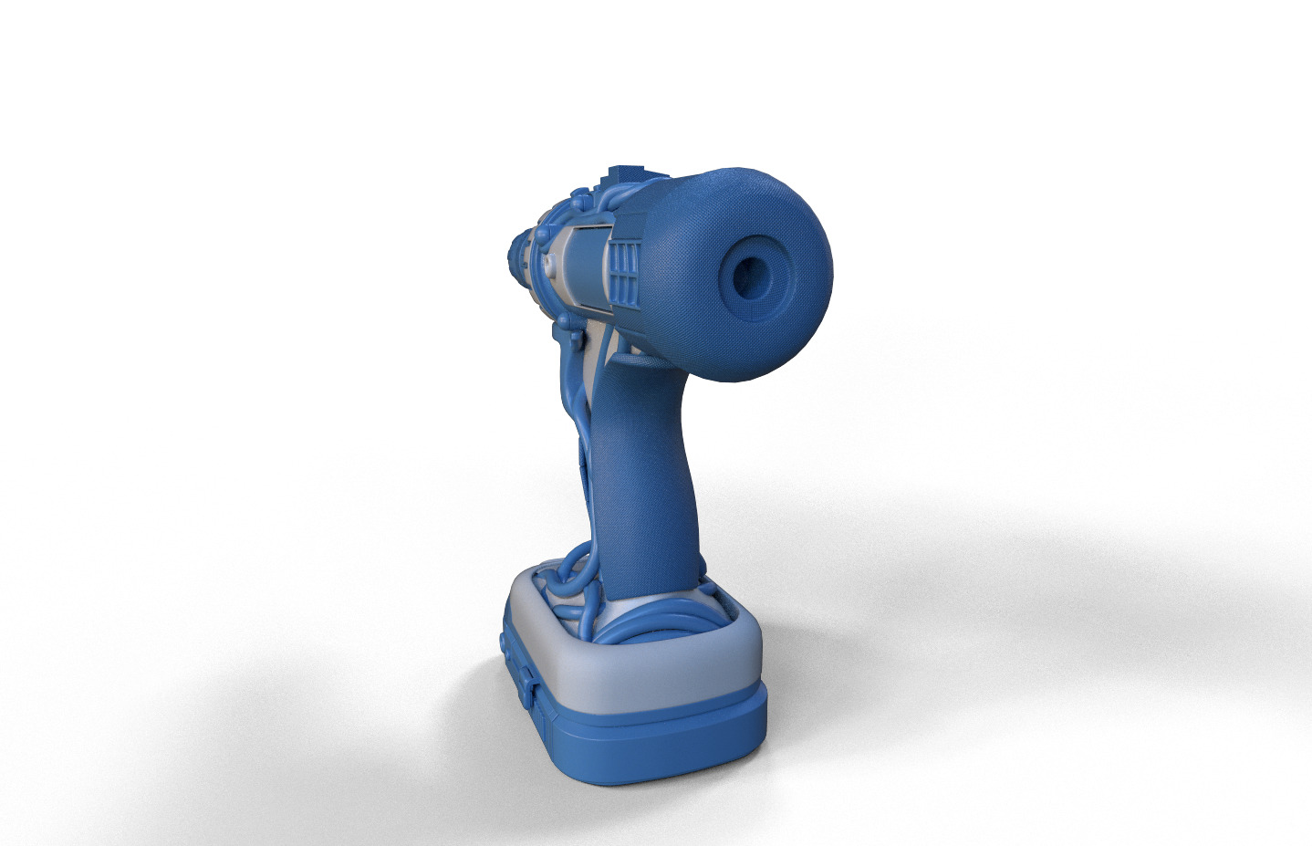 Corded Drill 3D model_3