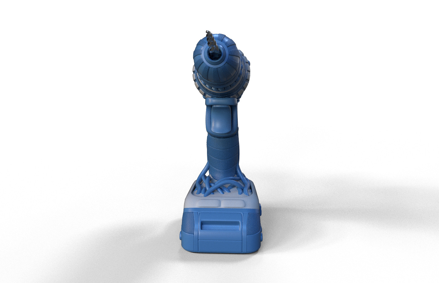 Corded Drill 3D model_1