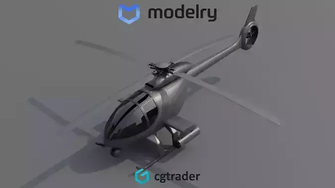 Utility Helicopter 3D model
