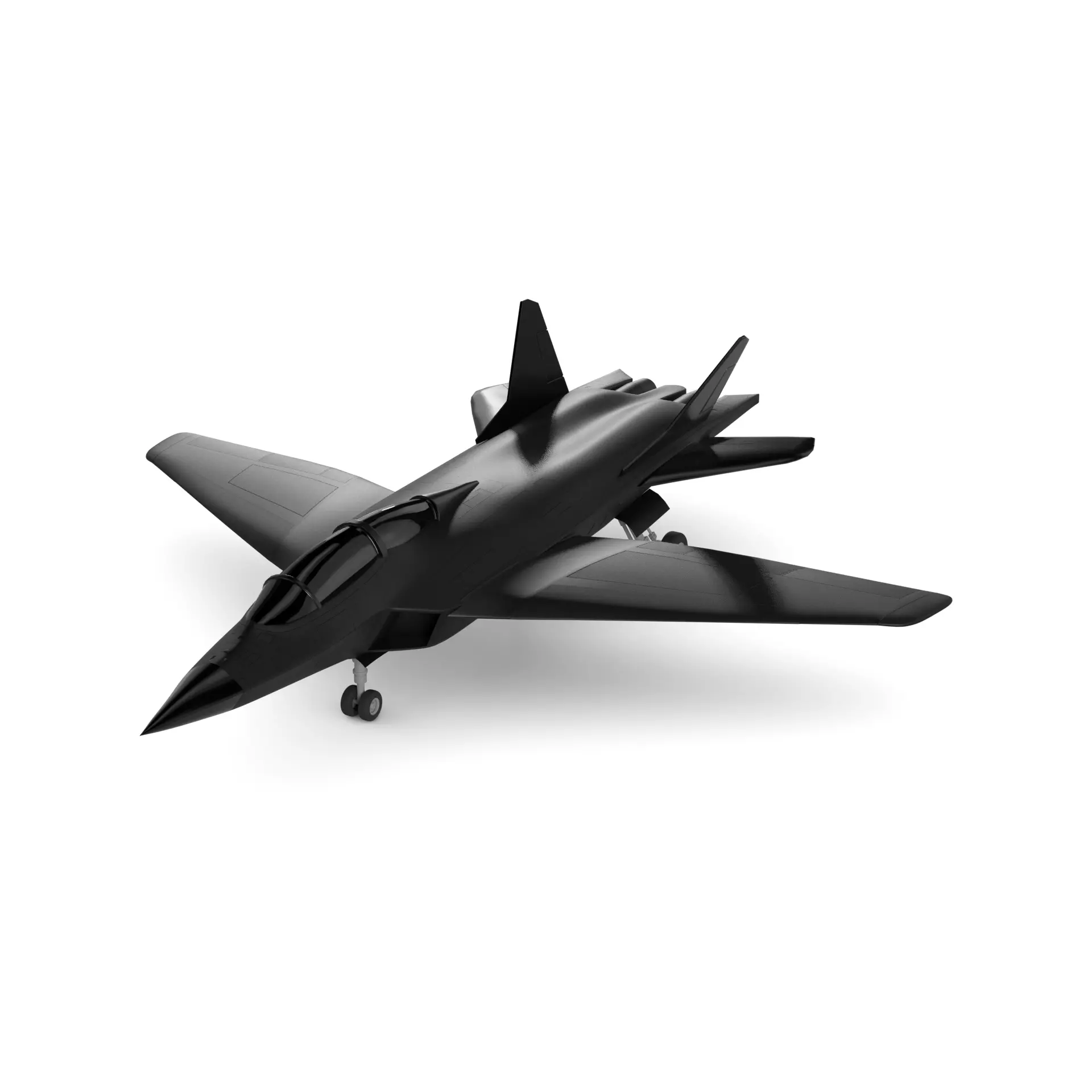 Strike Fighter 3D model_0