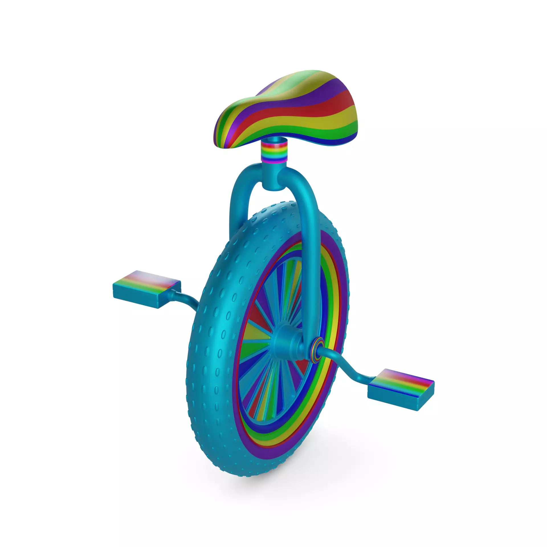 Unicycle 3D model_0