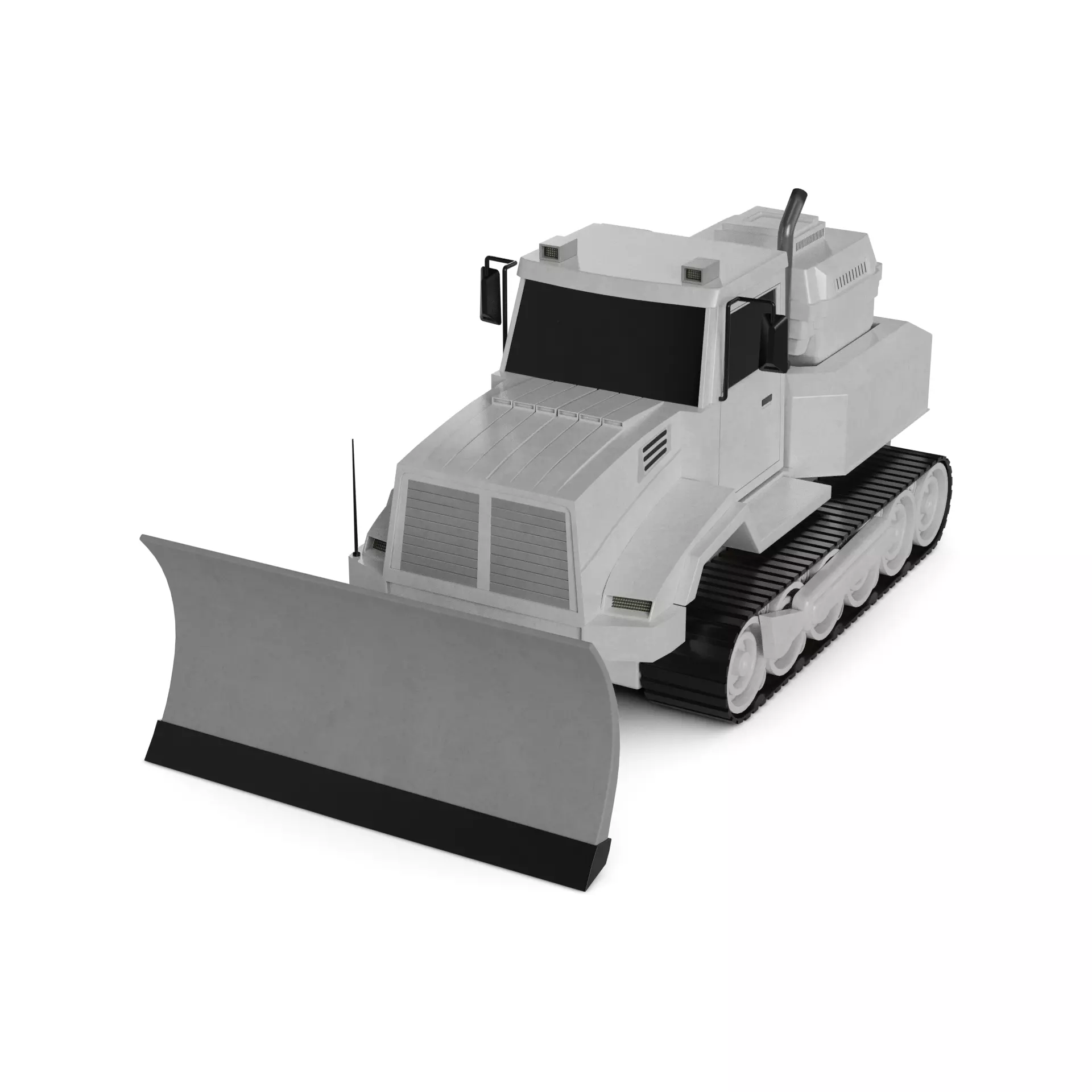 Snow Plow 3D model_0