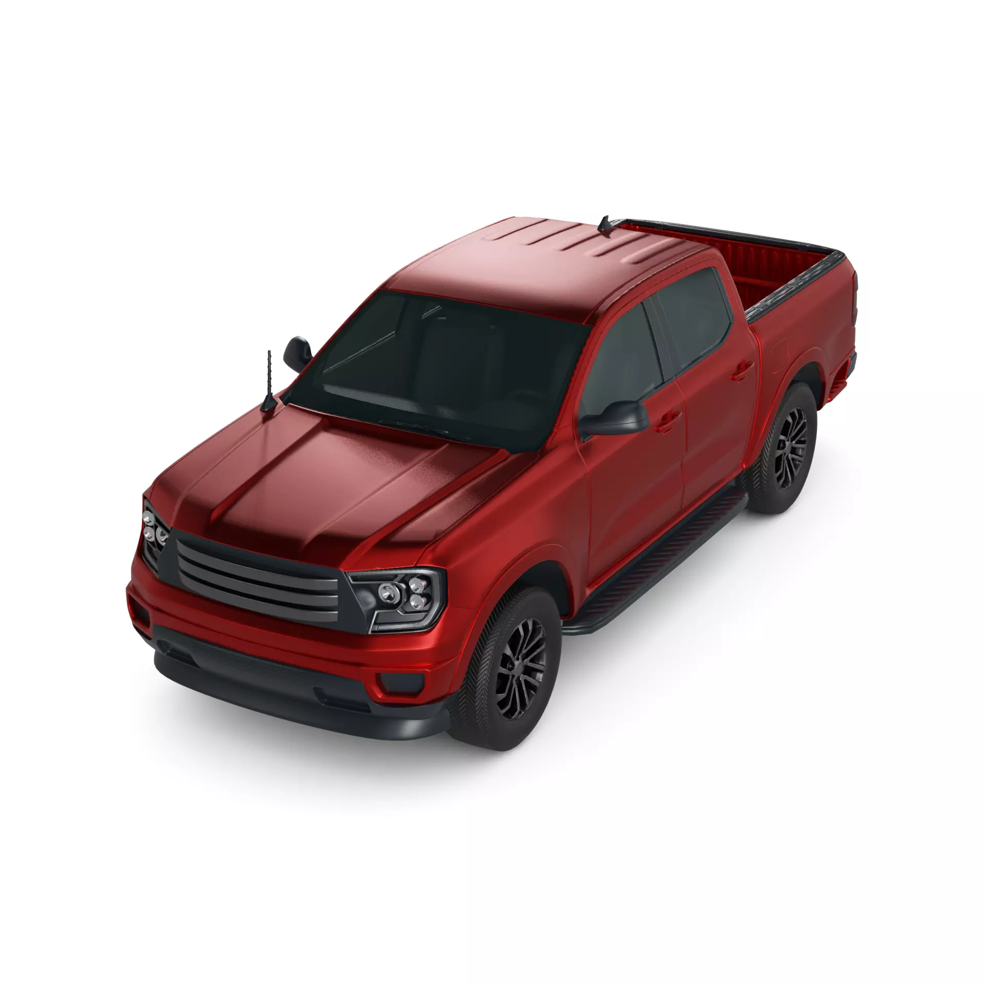 Pickup Car 3D model_0
