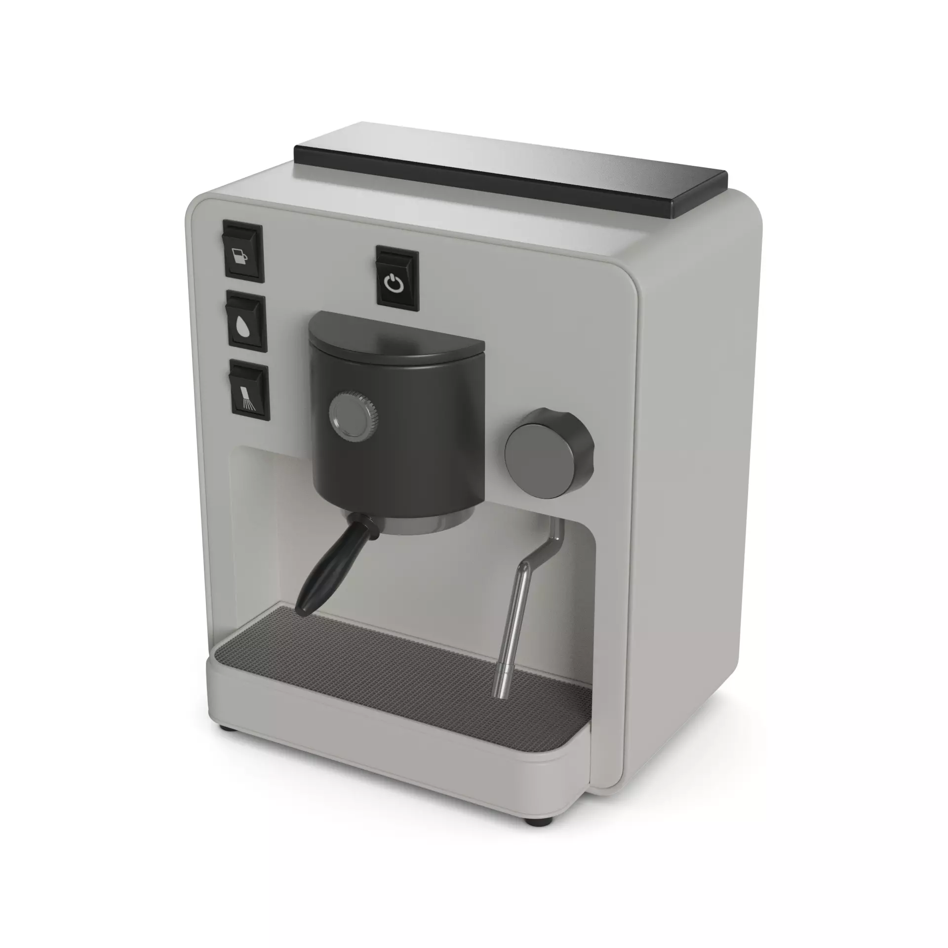 Portion coffee maker 3D model_0
