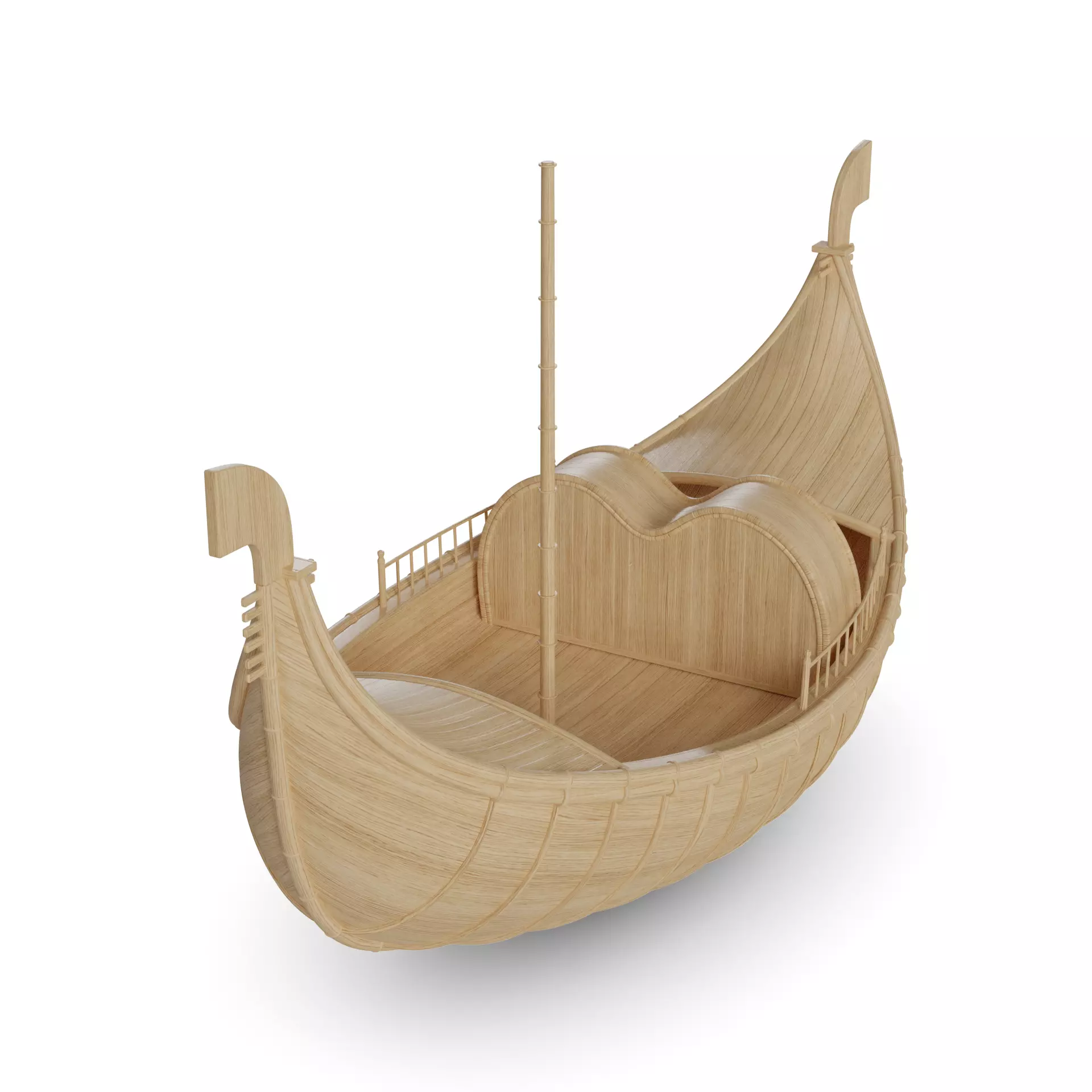 Gondola 3D model_0