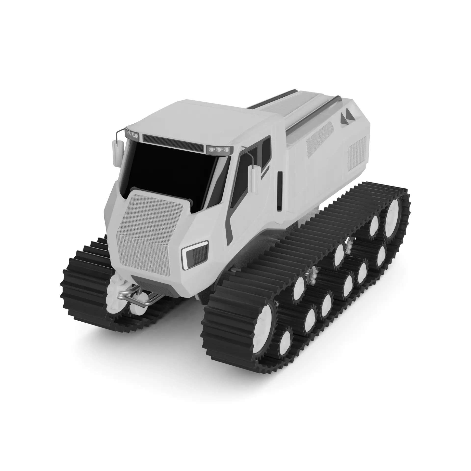 Snowcat 3D model_0