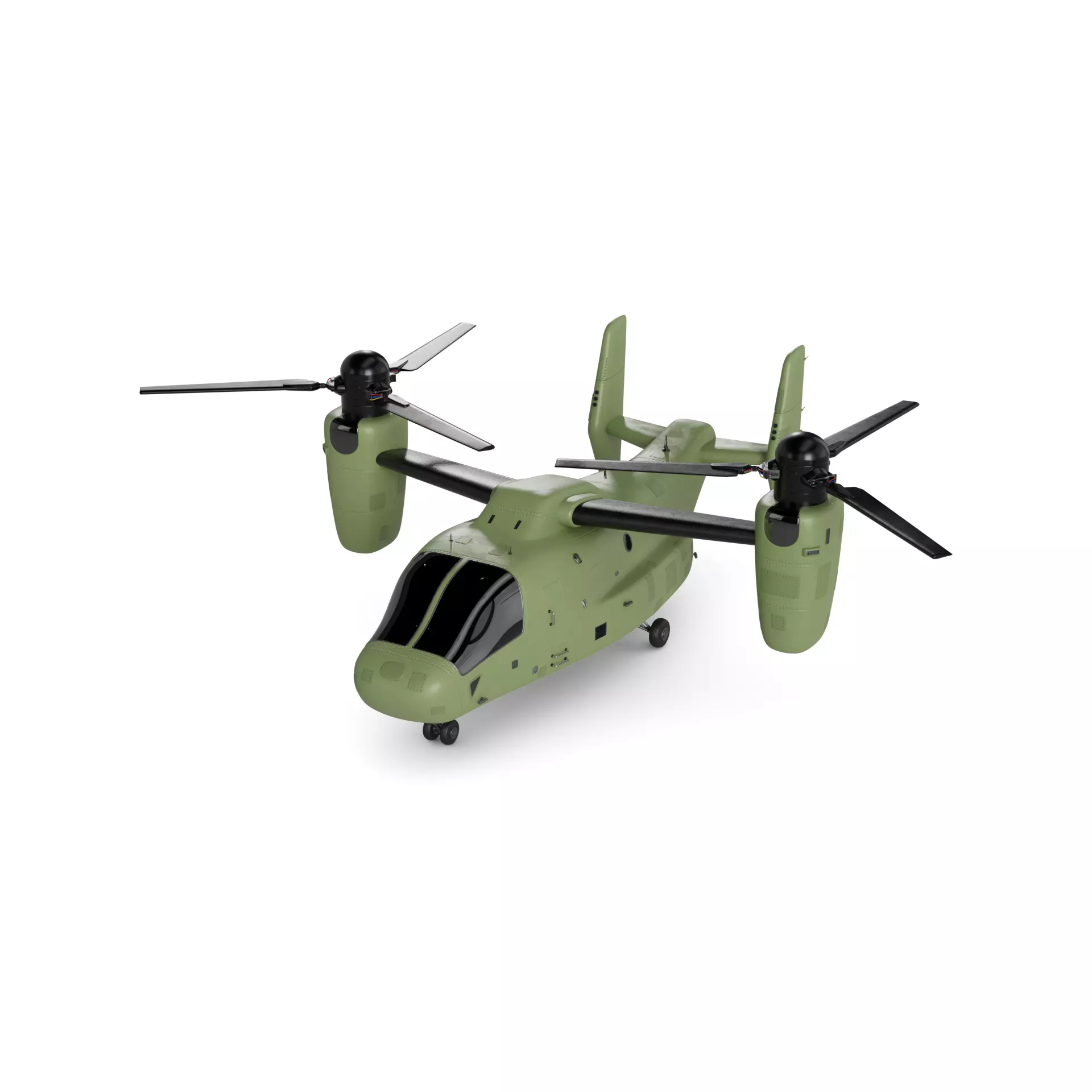Tiltrotor Aircraft 3D model