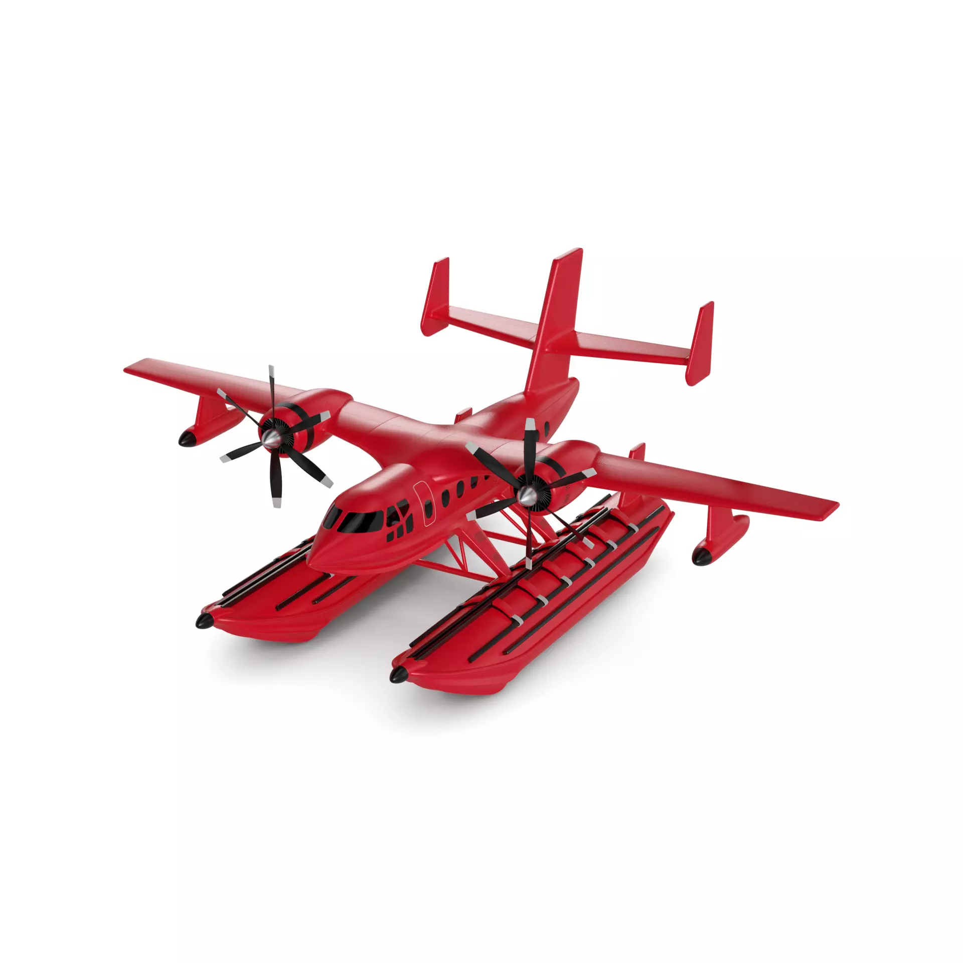 Seaplane 3D model_0
