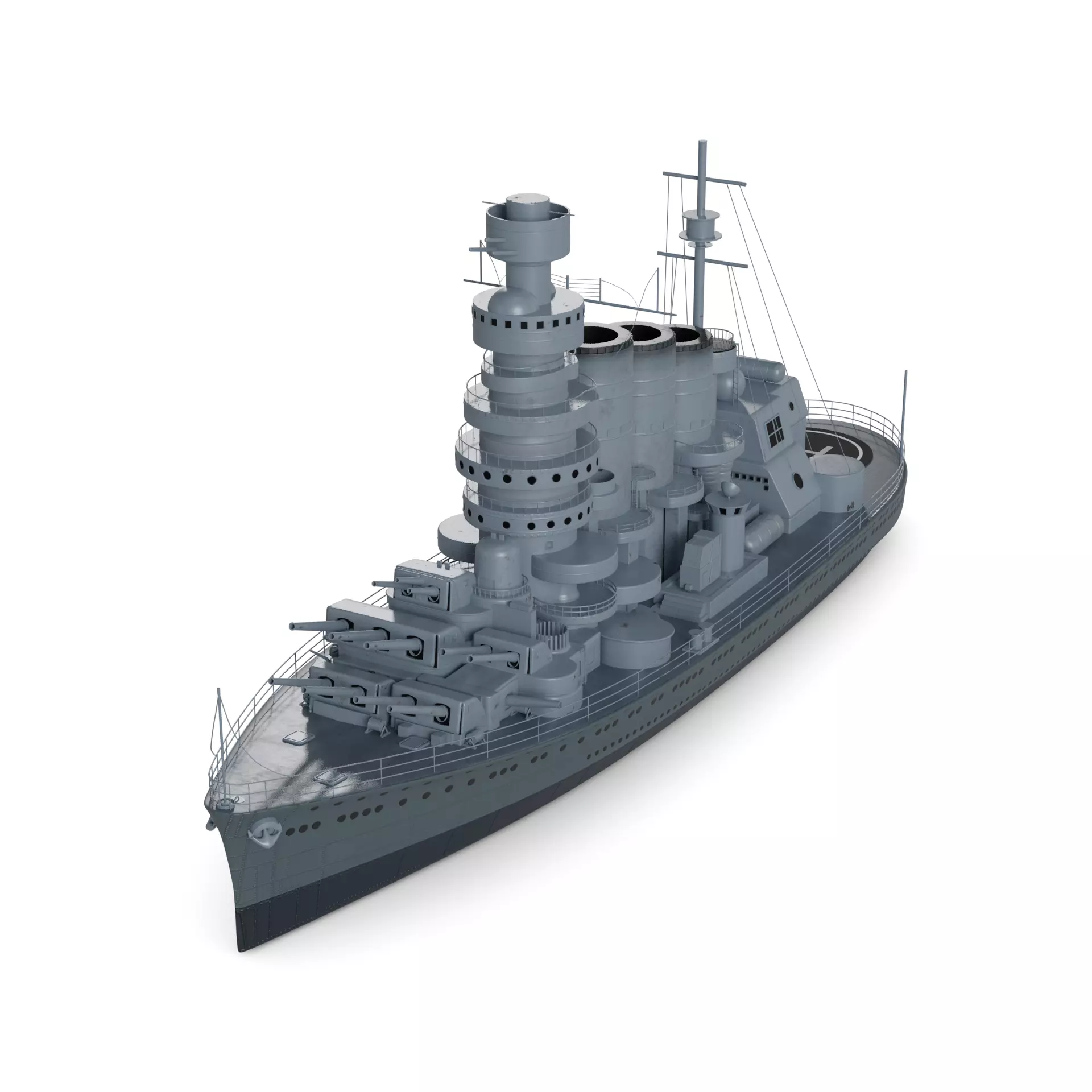 Destroyer 3D model_0