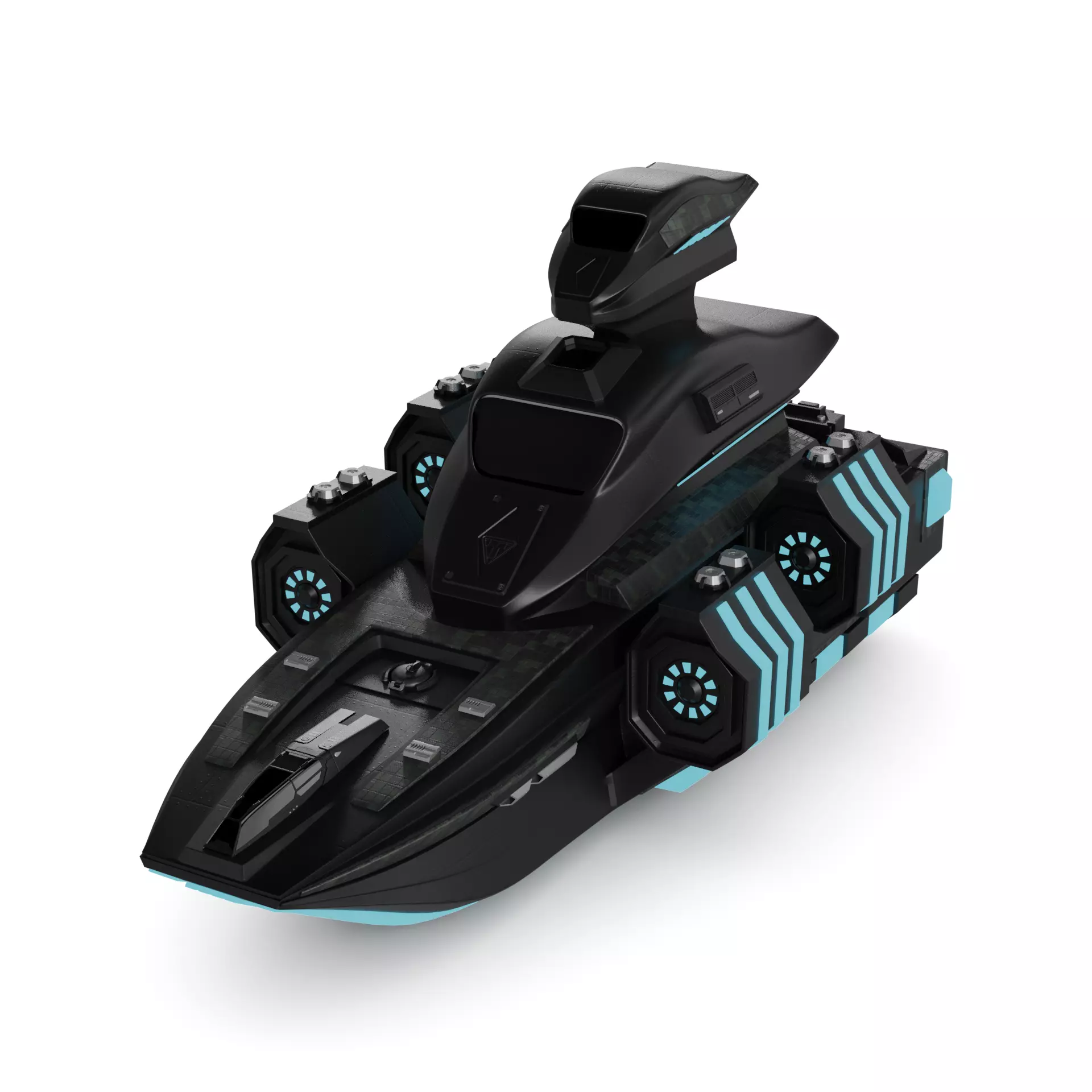 Assault Ship 3D model_0