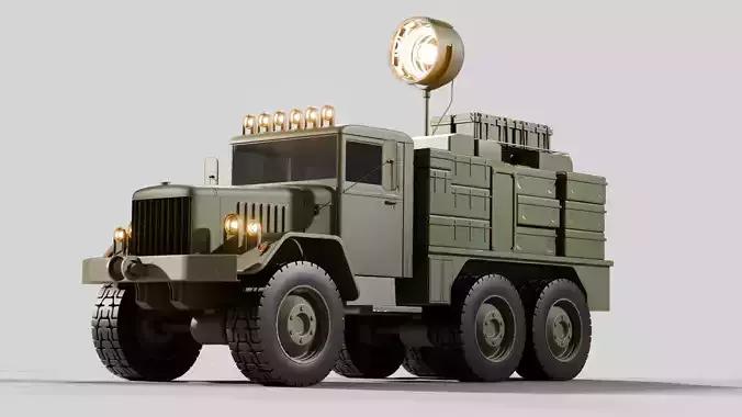 Search Rescue Vehicle 3D model