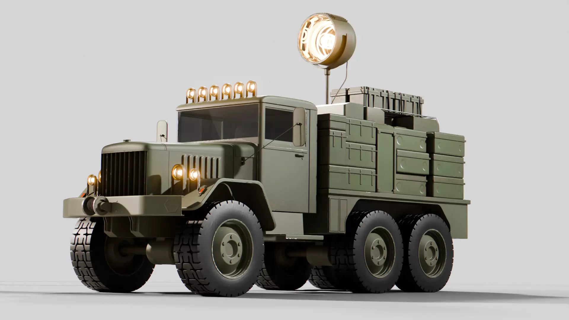 Search Rescue Vehicle 3D model