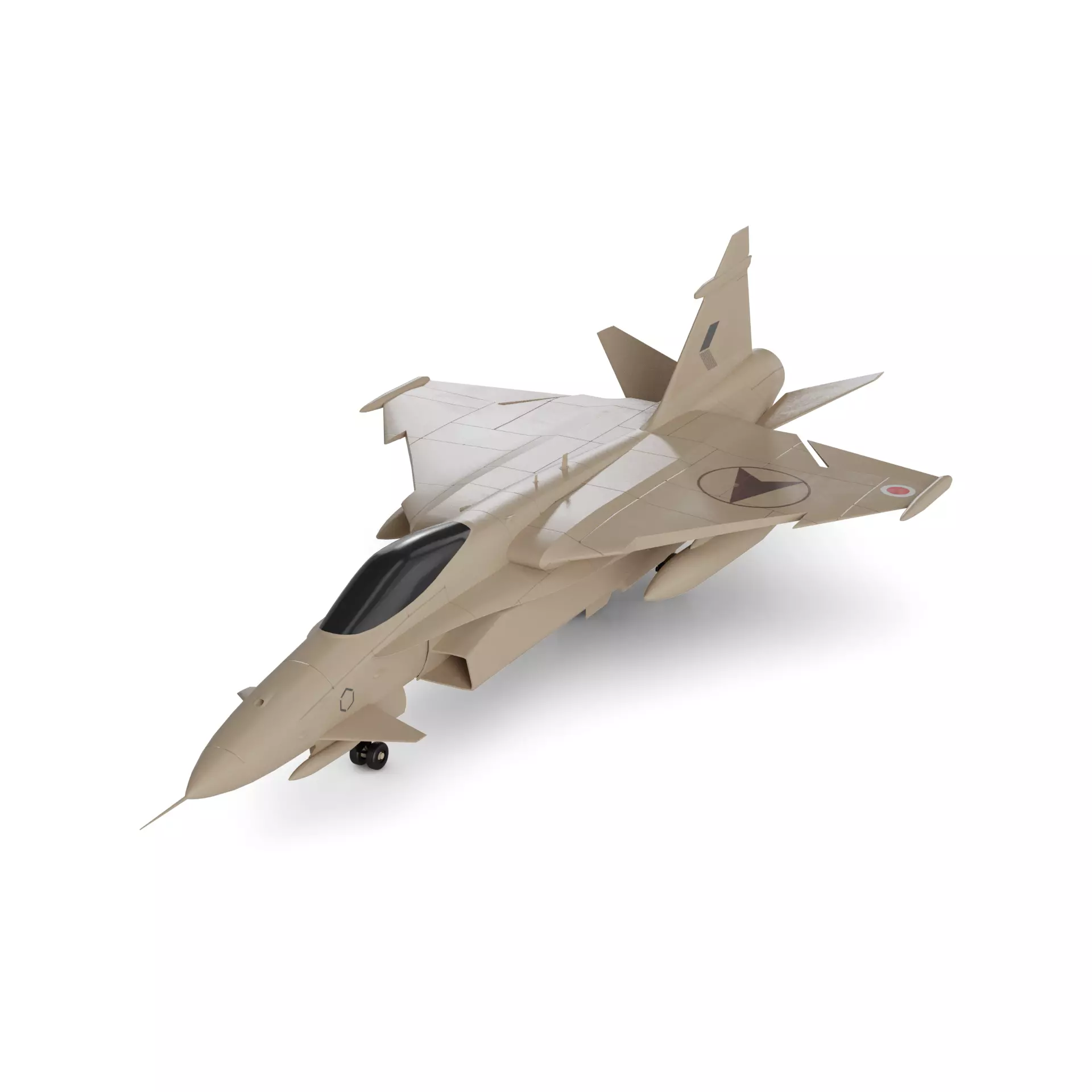 Strike Fighter 3D model_0
