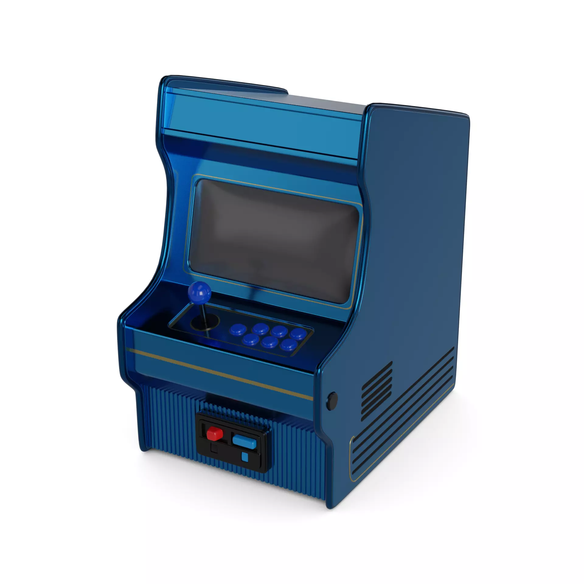 Arcade console 3D model_0
