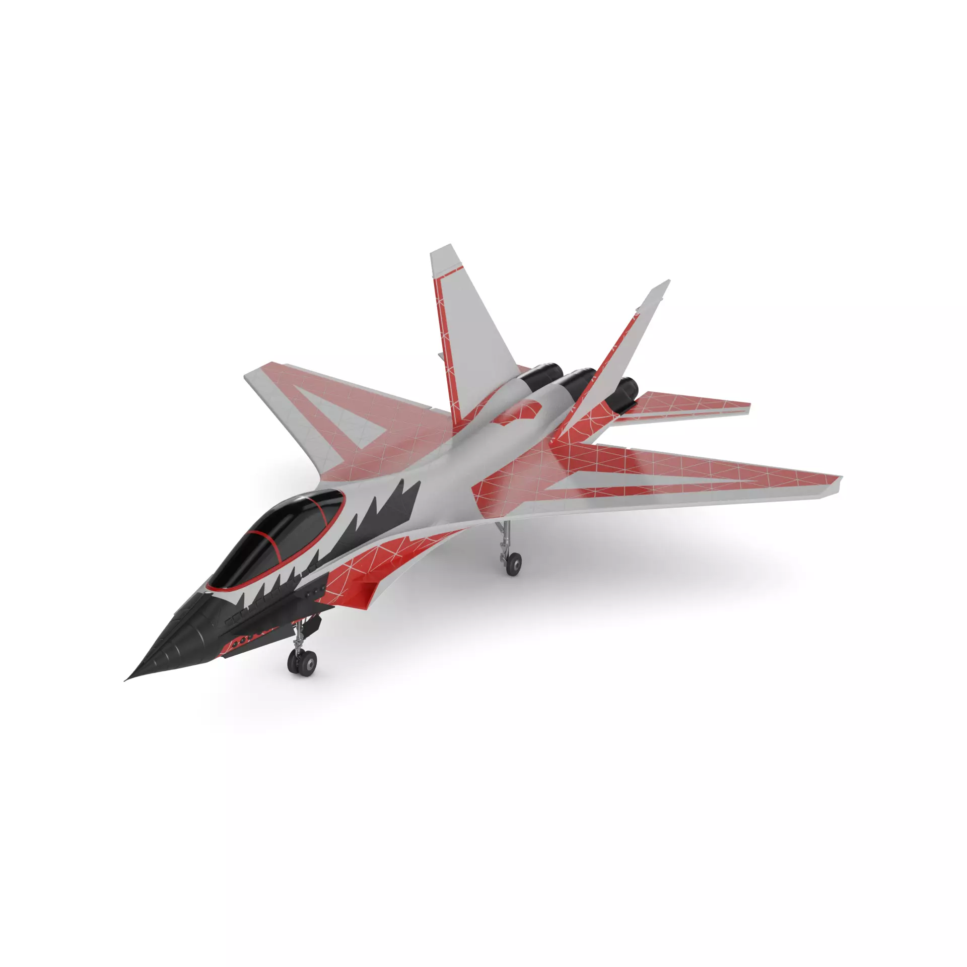 Multirole Fighter 3D model_0