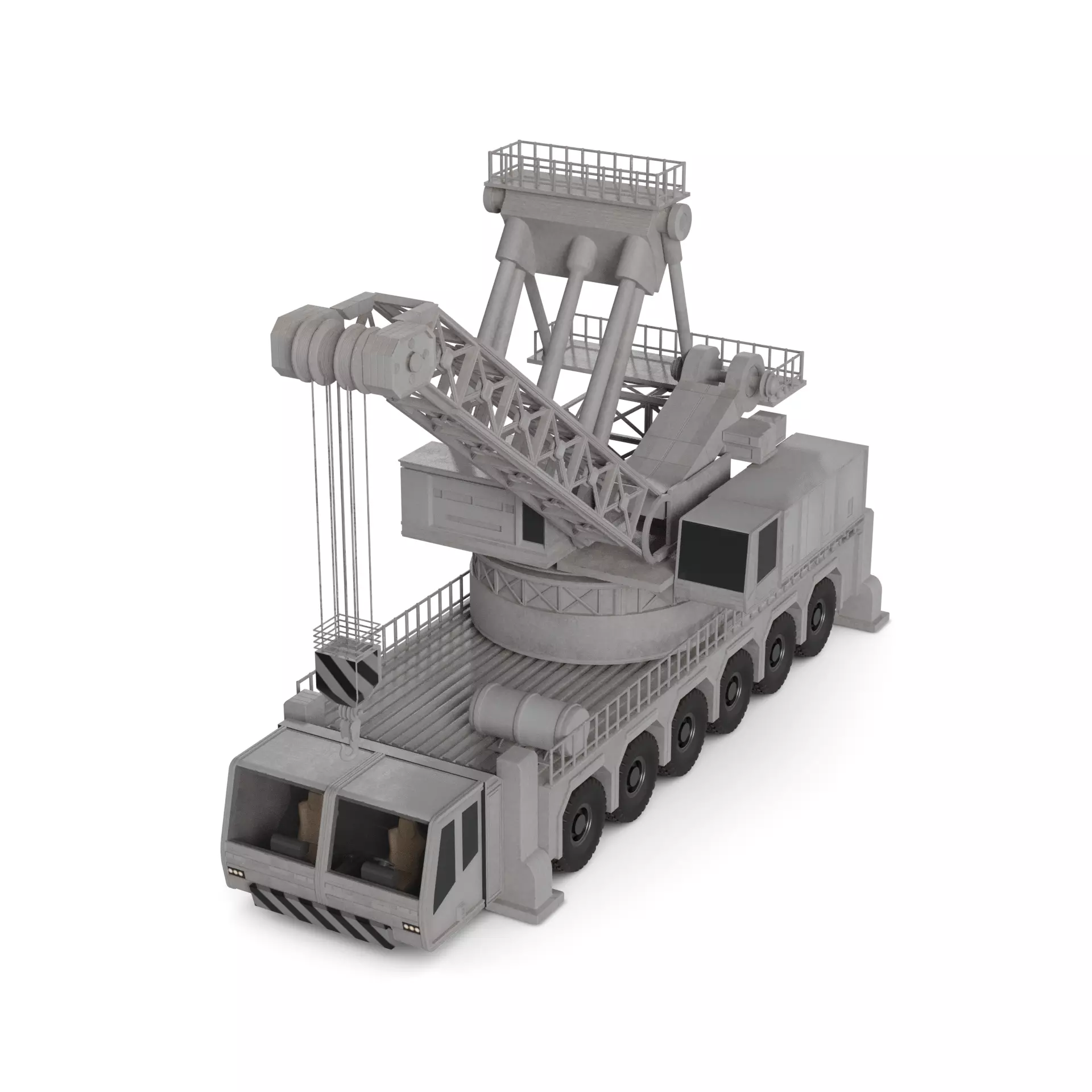 Crane 3D model_0