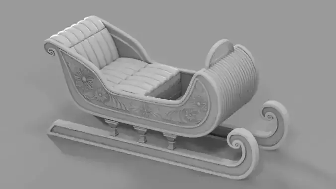 Toboggan 3D model