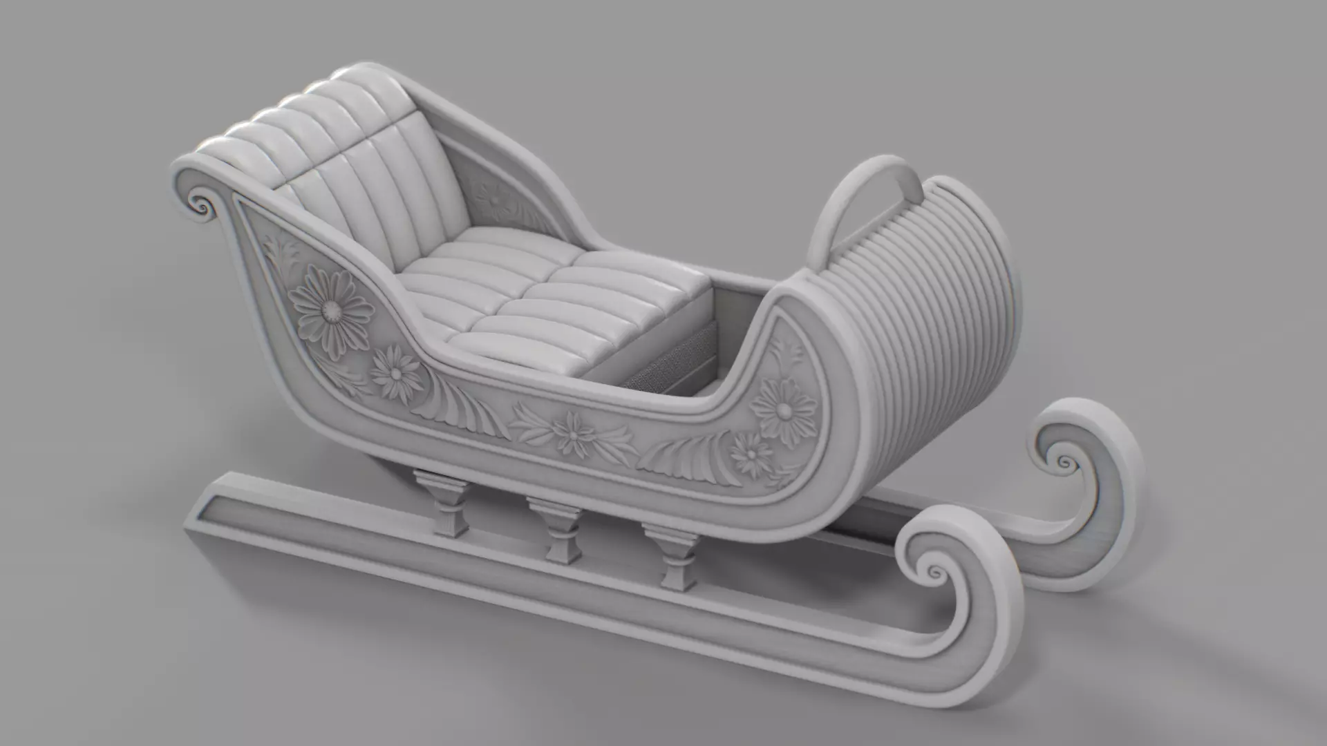 Toboggan 3D model