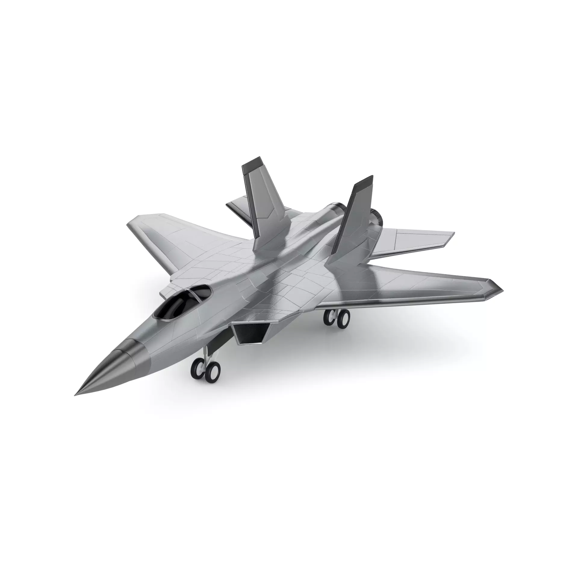 Strike Fighter 3D model_0