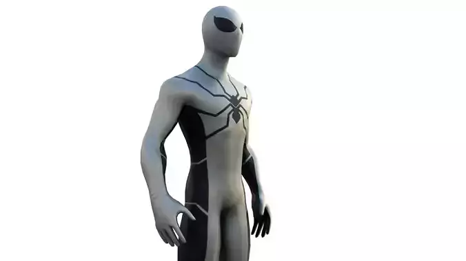 Spider Man Future Foundation Suit 3D Model  Game Ready Low-poly 3D model