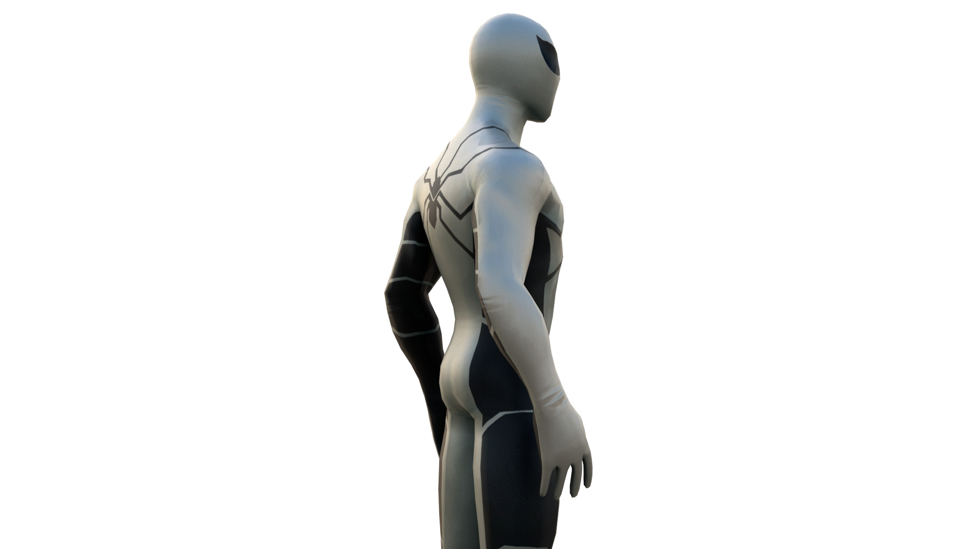 Spider Man Future Foundation Suit 3D Model  Game Ready Low-poly 3D model_11
