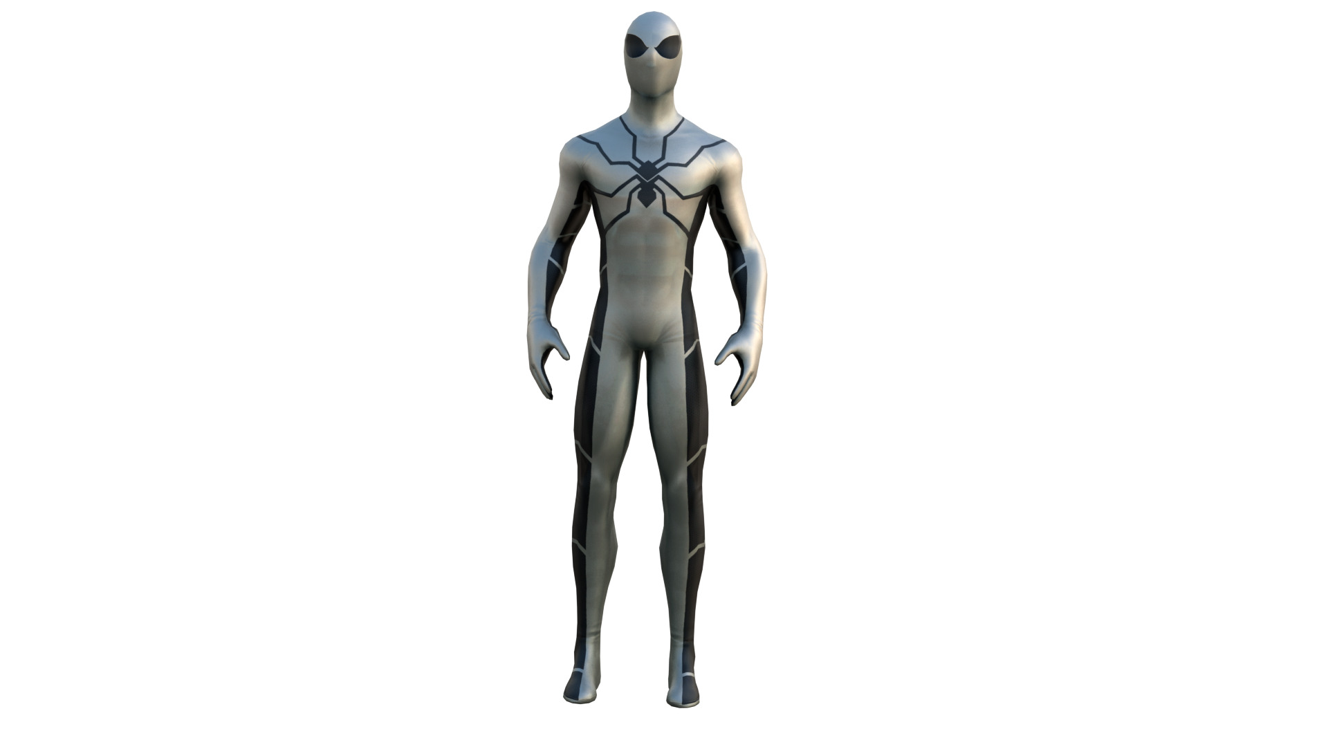 Spider Man Future Foundation Suit 3D Model  Game Ready Low-poly 3D model_1