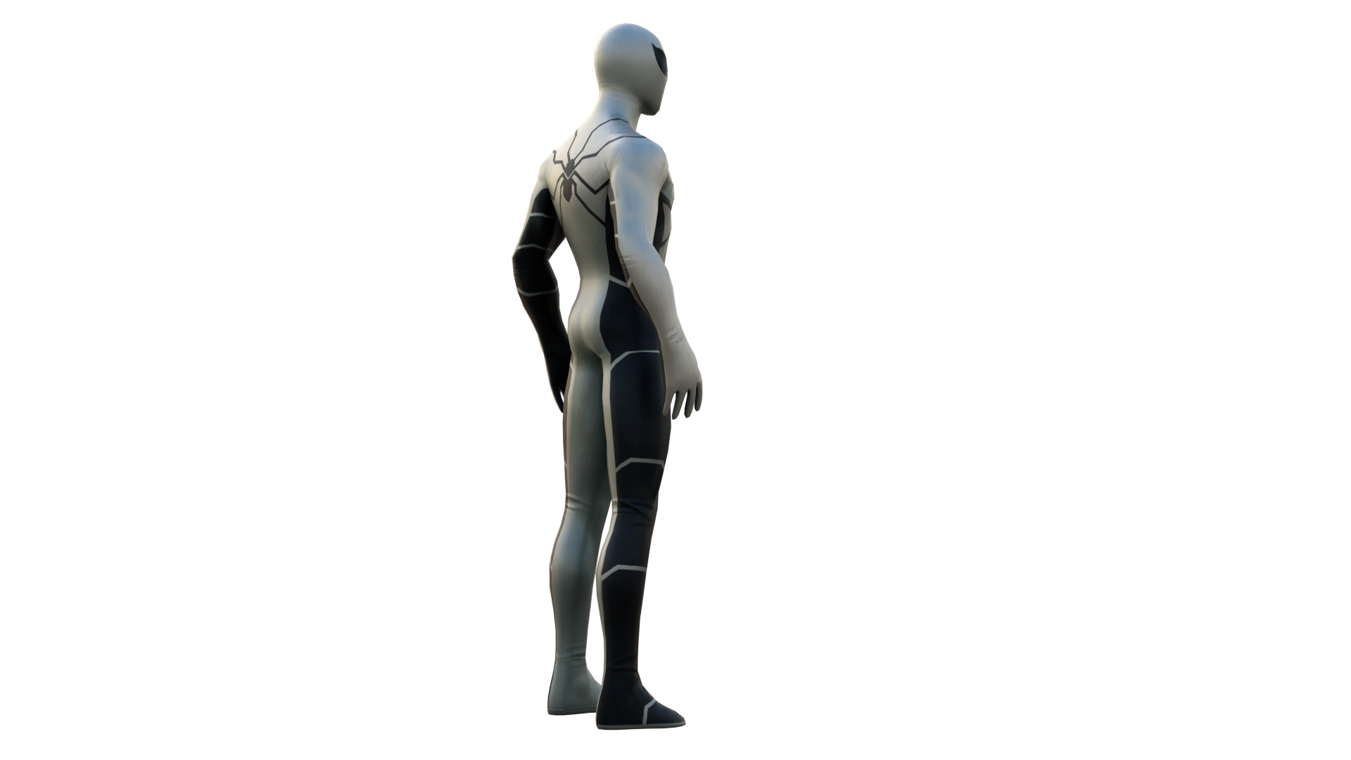Spider Man Future Foundation Suit 3D Model  Game Ready Low-poly 3D model_5
