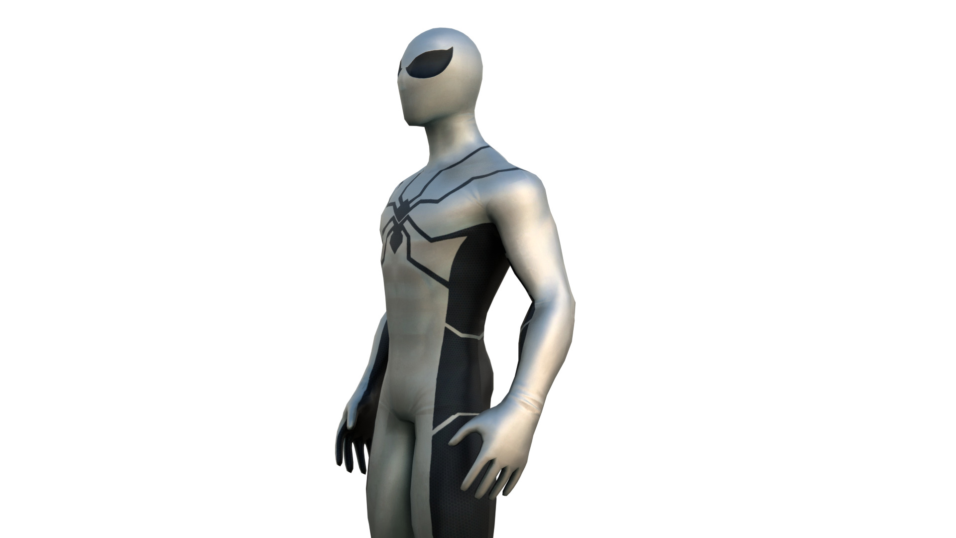 Spider Man Future Foundation Suit 3D Model  Game Ready Low-poly 3D model_8