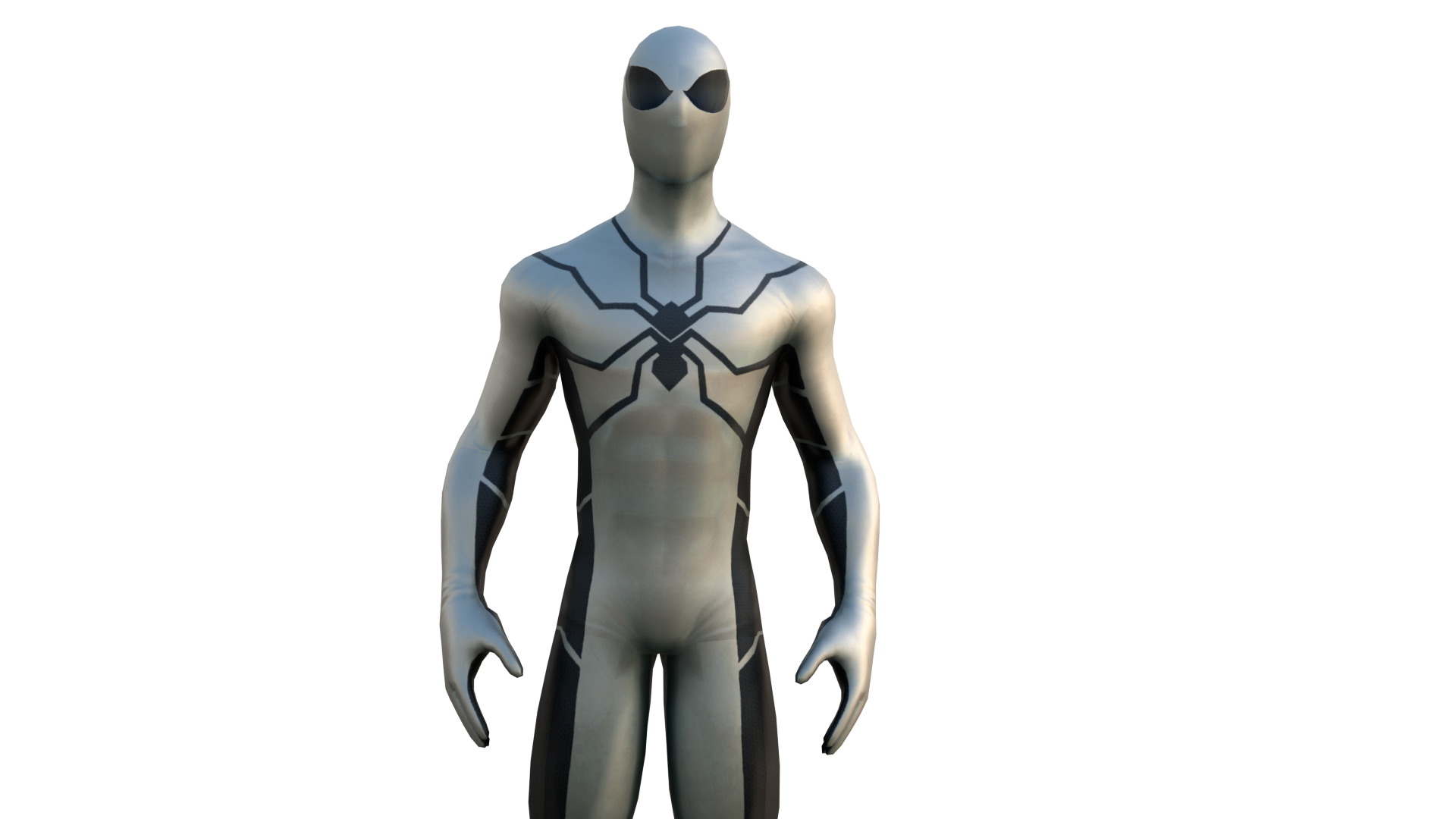 Spider Man Future Foundation Suit 3D Model  Game Ready Low-poly 3D model_7