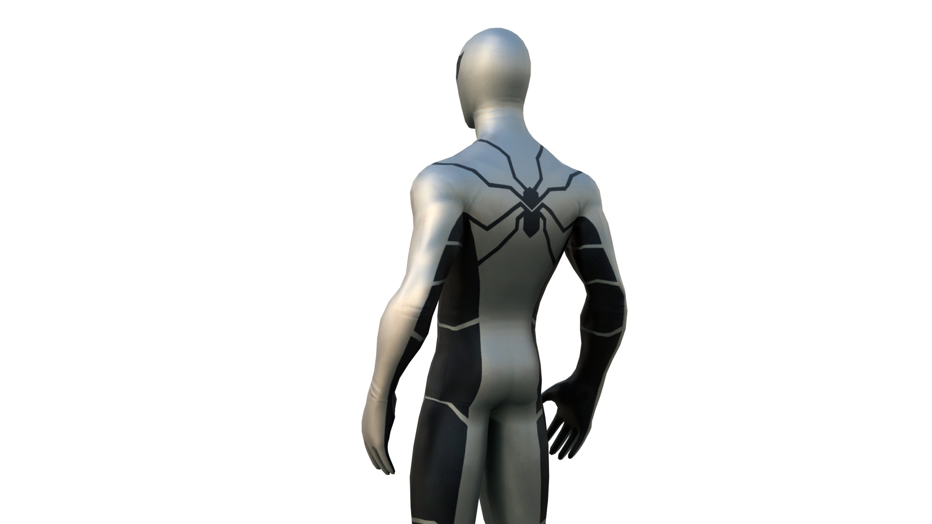 Spider Man Future Foundation Suit 3D Model  Game Ready Low-poly 3D model_9
