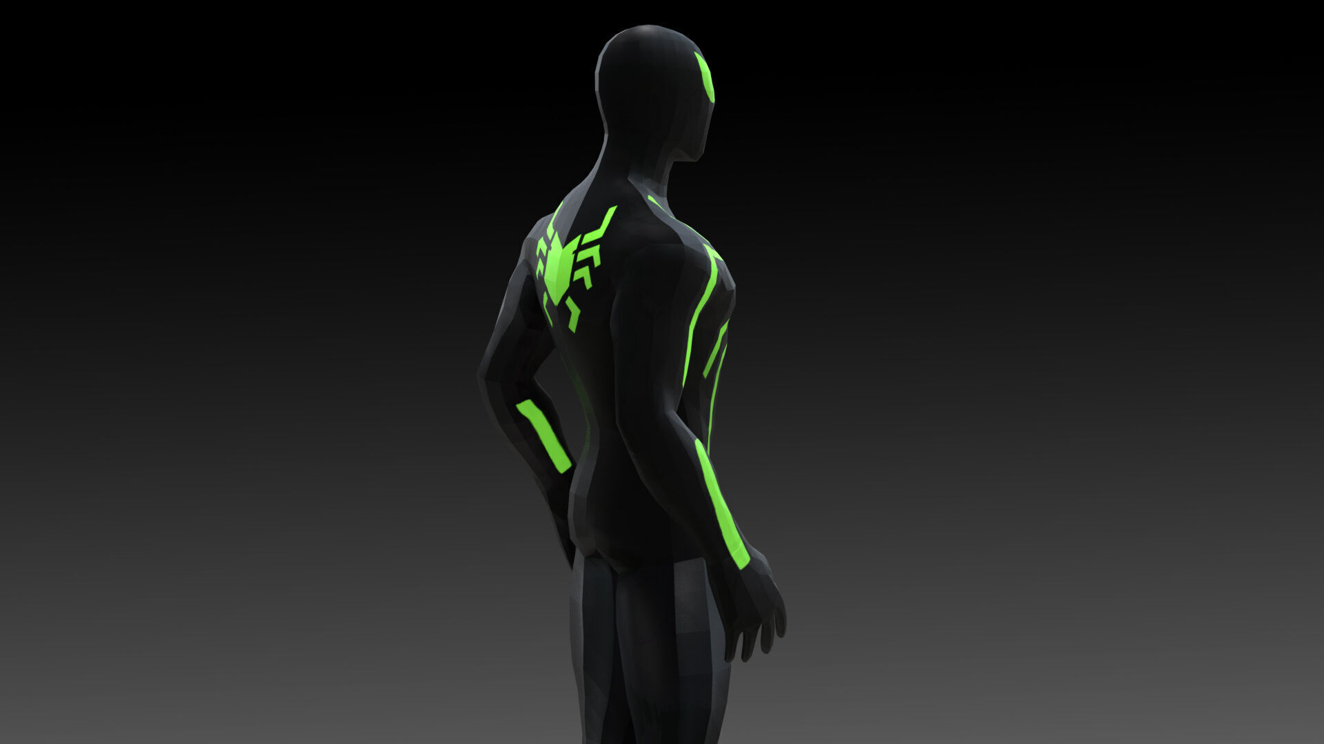 Spider-Man Big Time Suit Marvel 3D Model  High-Quality  Rigged Low-poly 3D model_7